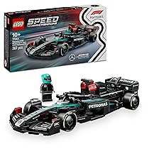 LEGO Speed Champions Auto da Corsa Mercedes-AMG PETRONAS F1 W 15 Macchina Giocattolo da Collezione con Minifigure del Pilota, Modello per Bambini da 10 Anni o per Adulti Fan della Formula 1 77244