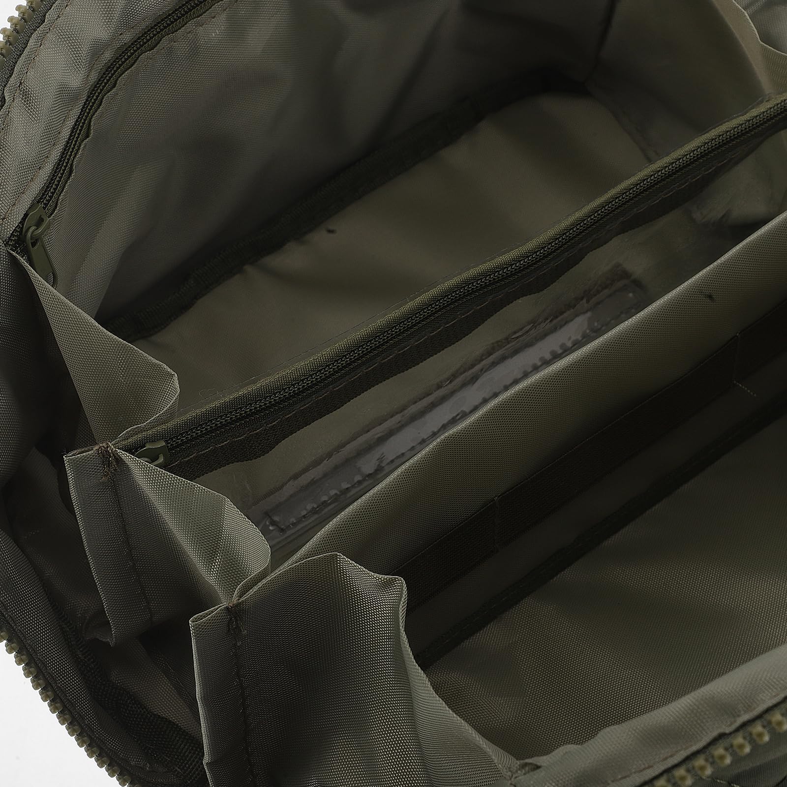 Borsa Cosmetica da Viaggio Grande con Manico e Scomparti Separati | Nero in Dacron, Protezione Dall’umidità, Organizzatore Imbottito, per Weekend e Trasferte di Lavoro