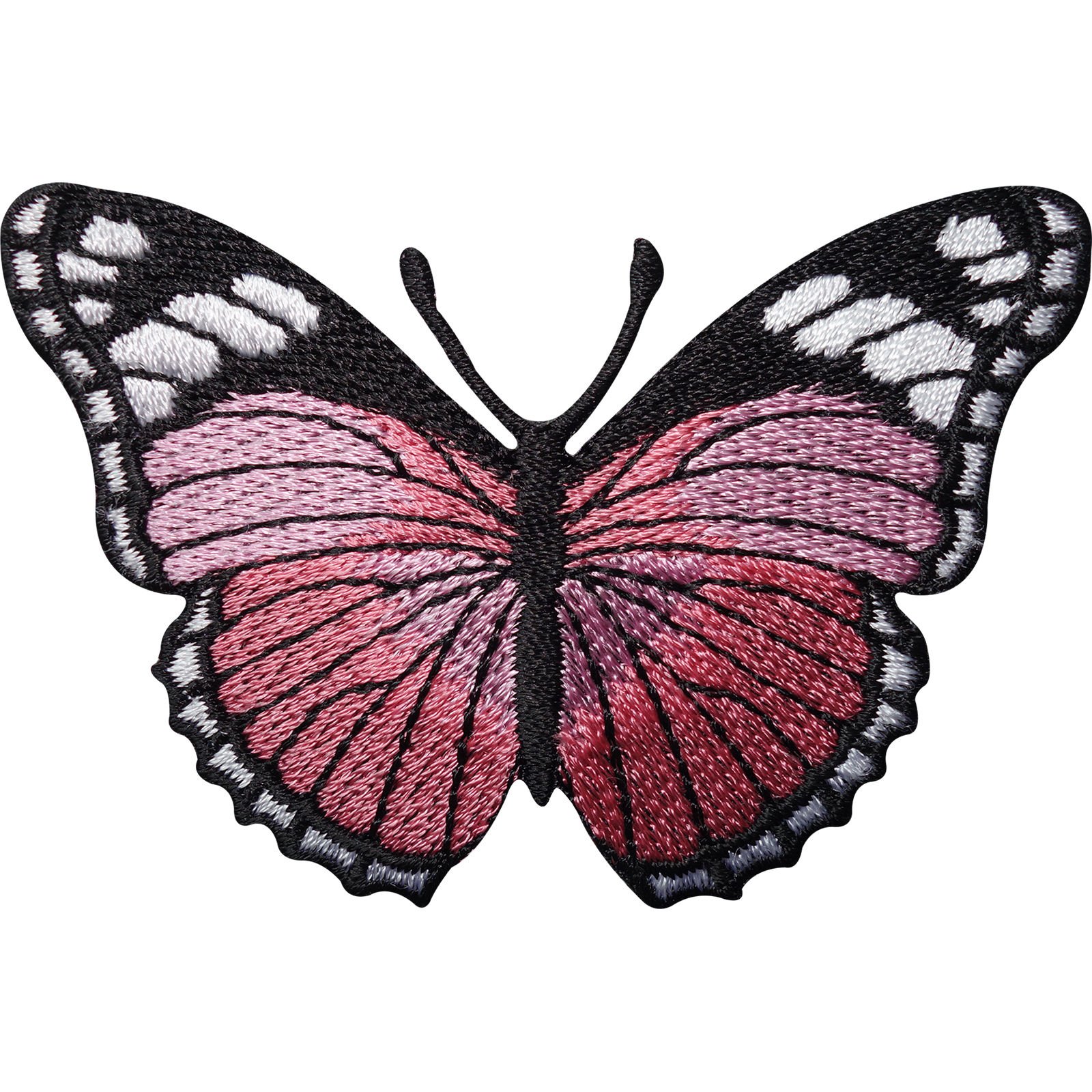 Iron on Butterfly Patch, Iron on Embroidered Patch, Butterfly Applique