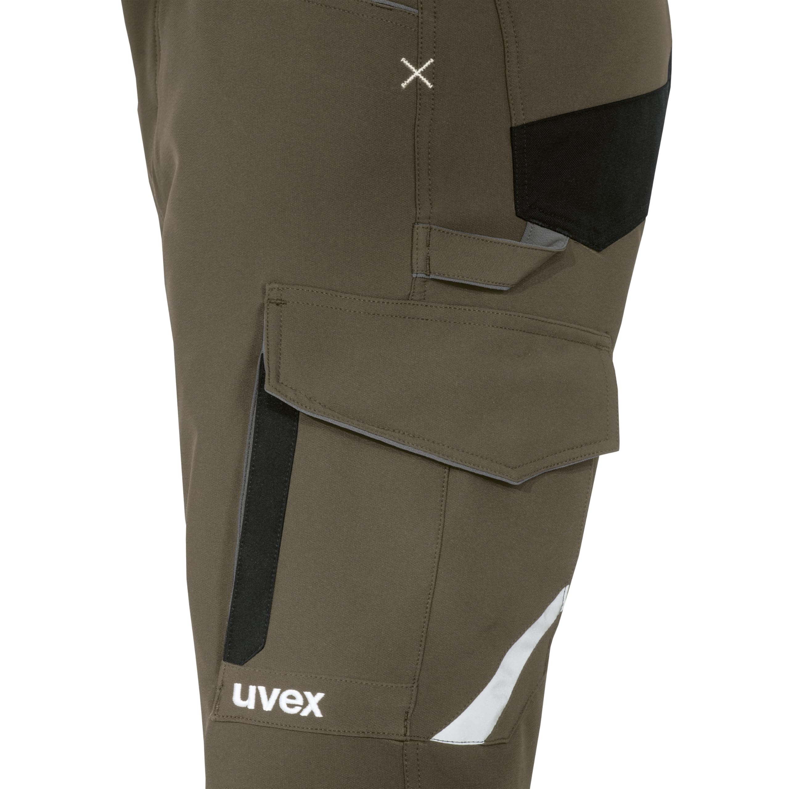 Uvex suXXeed Craft Bermuda - Kurze Arbeitshose - Herren Arbeitsshorts mit Stretch