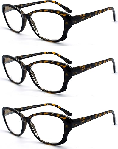 Miniatura 7 de Paquete de 3 gafas de lectura estilo ojo de gato para mujer