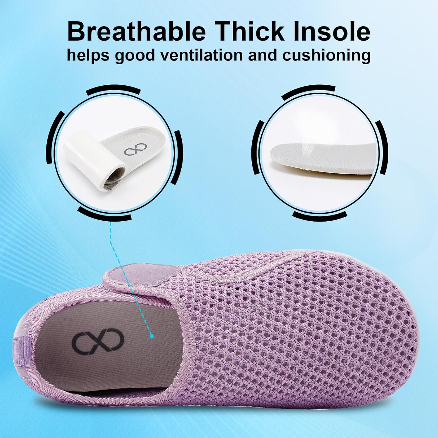 XIHALOOK Water Shoes for Women Men Quick Dry Lightweight Aqua Barefoot for Beach Swim Pool Surf Yoga Sports - Image 5