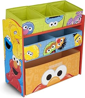 Delta Children Sesame Street 6 Bin Toy Organizer