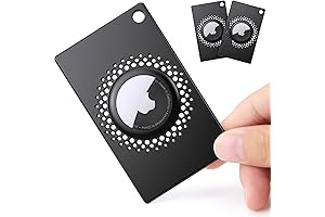 2 Pack: Compatible with Apple Airtag Wallet Case, Credit Card Size Wallet...