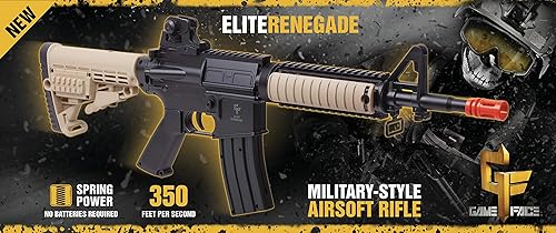 Miniatura 6 de Game Face Rifle Airsoft con resorte GFR37 Elite Renegade