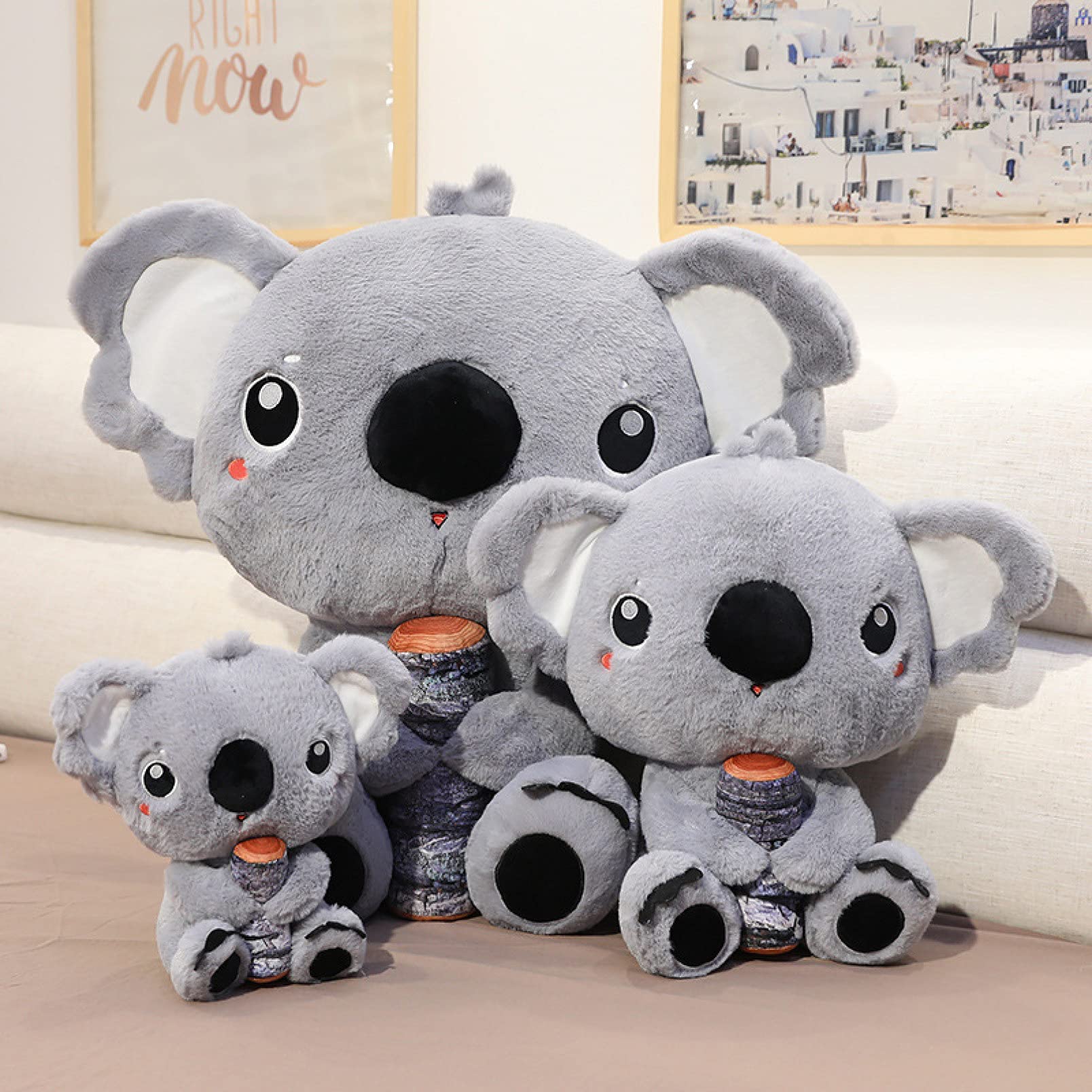 Amazon.co.jp: MMLYY ぬいぐるみ コアラ 特大 もちもち 45cm ふわふわ