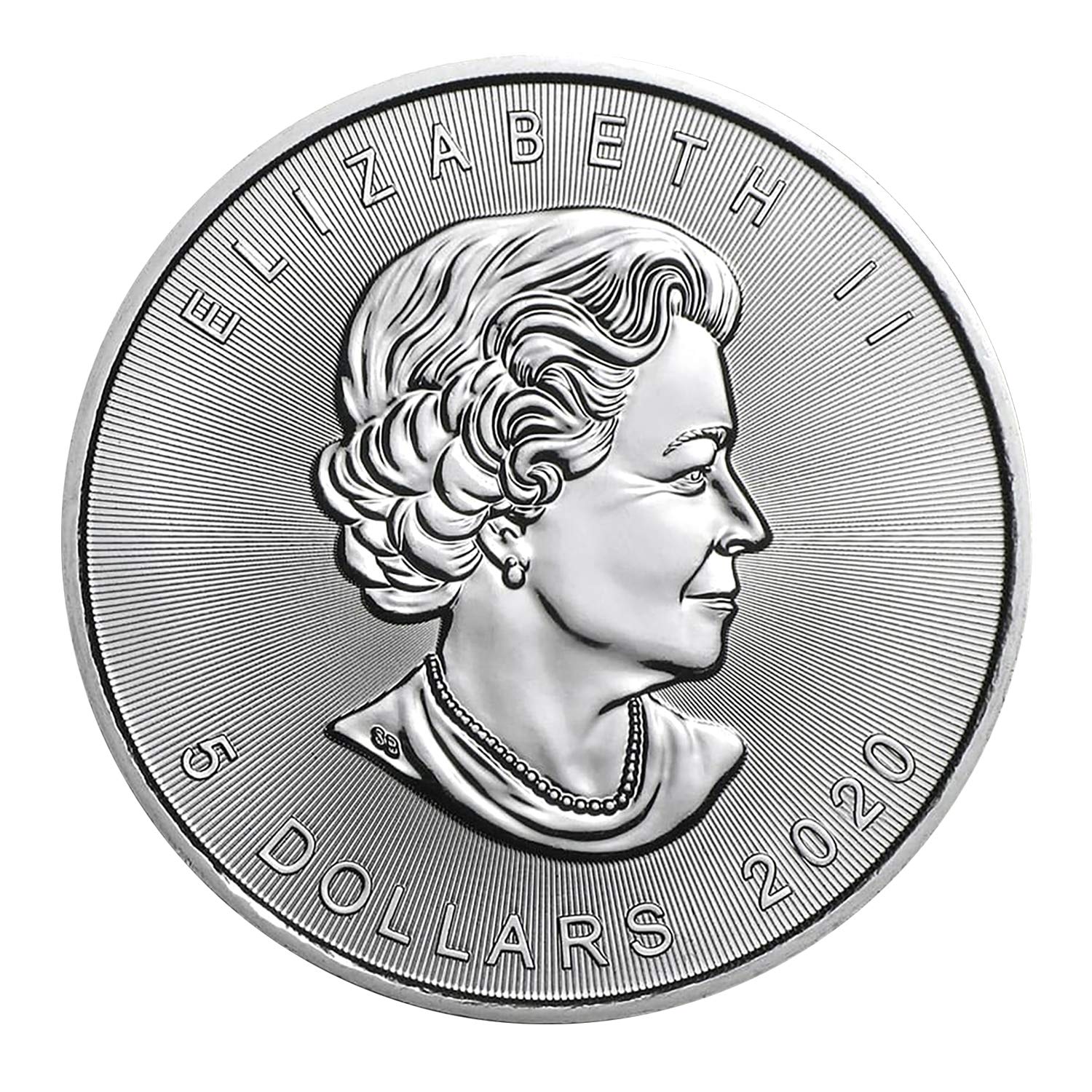 Canada 2021 $5 Silver Maple Leaf 1oz Troy Ounce .9999 Coin Bullion
