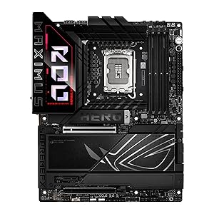 ASUS ROG Maximus Z890 Hero Intel Z890 LGA 1851 ATX Motherboard, Advanced AI PC-Ready, 22+2+1+2 Stages, DDR5, WiFi 7, 3X PCIe 5.0 M.2, Thunderbolt 4, USB Type-C, AI Overclocking/Cooling/Networking