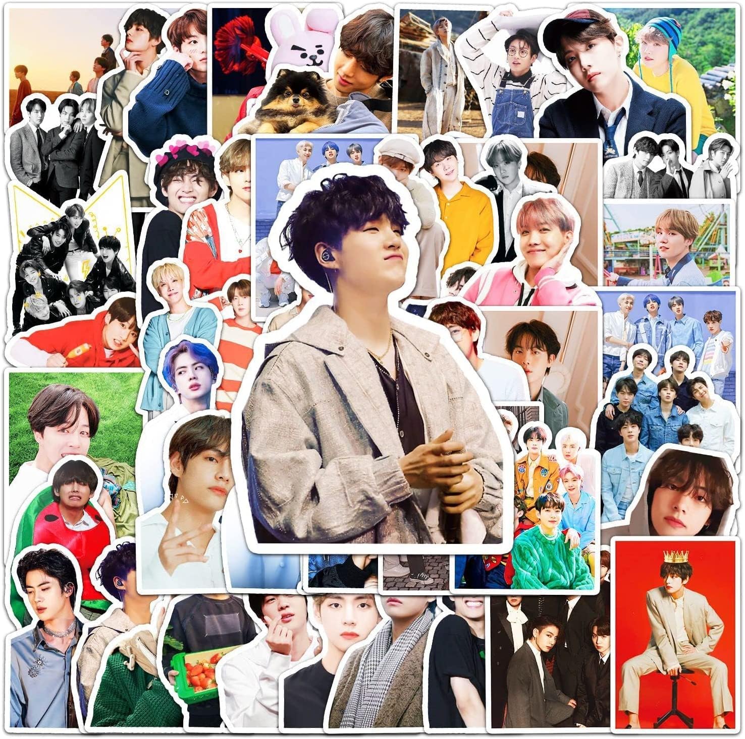 See full amazon price history chart for SHIVOID® BTS Stickers Kpop Real Pic Waterproof Vinyl Stickers Pack of 50-Suitable for Laptop Travel Case Notebook Phone Car Scrapbook Water Bottle Bike Graffiti Decals,Kid/Teen SHIVOID® BTS Stickers Kpop Real Pic Waterproof Vinyl Stickers Pack of 50-Suitable for Laptop Travel Case Notebook Phone Car Scrapbook Water Bottle Bike Graffiti Decals,Kid/Teen (B0D5WQB2QC) Amazon Price History, Amazon Price Tracker