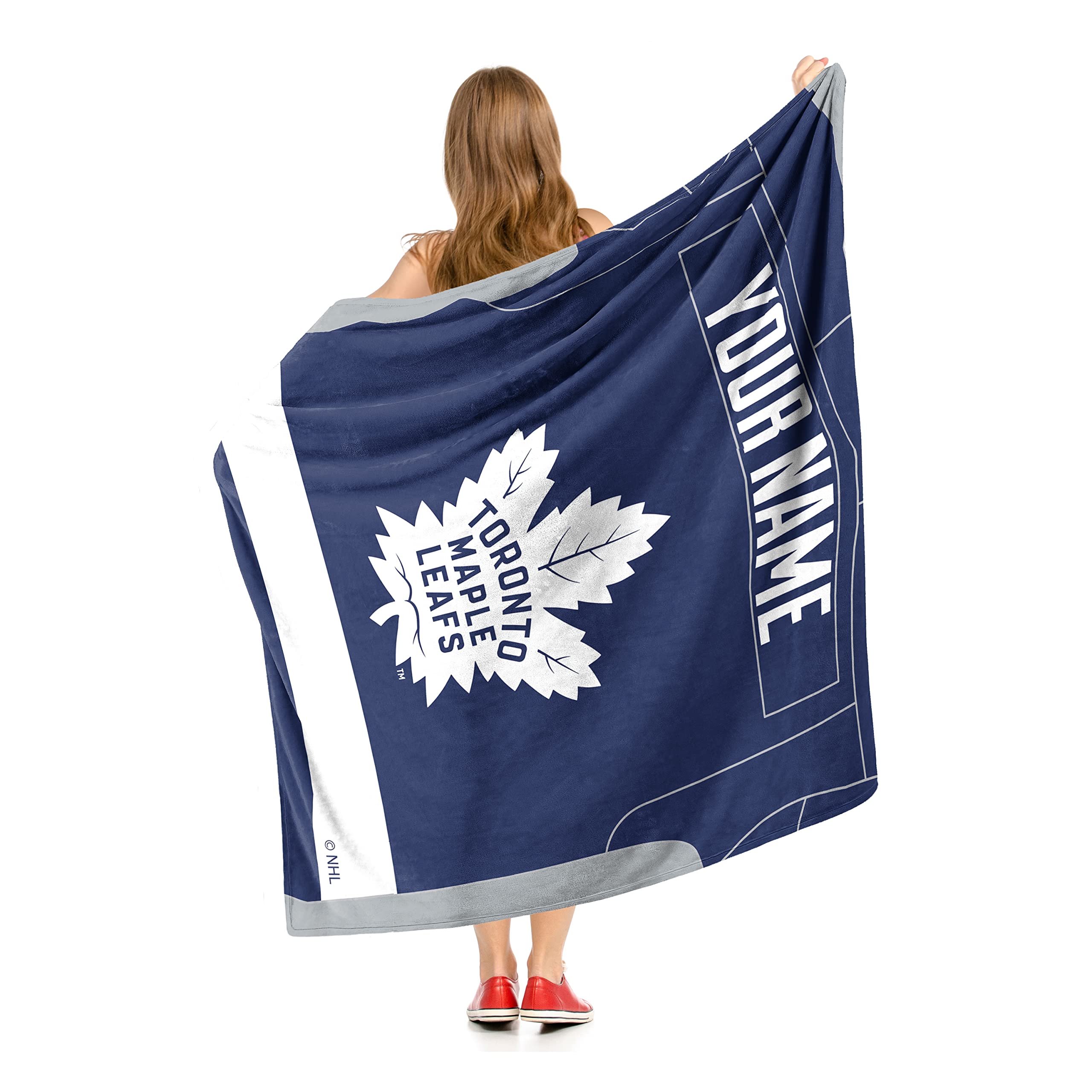 Amazon.com: NORTHWEST NHL Toronto Maple Leafs Personalized Silk