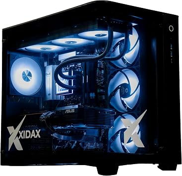 XIDAX X-6 Gaming & Creative Desktop PC | AMD Ryzen 7 9850X3D 8-Core 5.6GHz 3D V-Cache | AMD Radeon RX 9070 XT 16GB GDDR6 RDNA 4 | 16GB DDR5 5600MHz | 2TB NVMe SSD | Window 11 Home