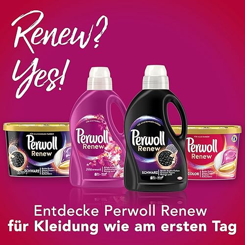 Miniatura 7 de Perwoll Renueva color y fibra - Detergente líquido para colores (1 x 25 cargas de lavado)