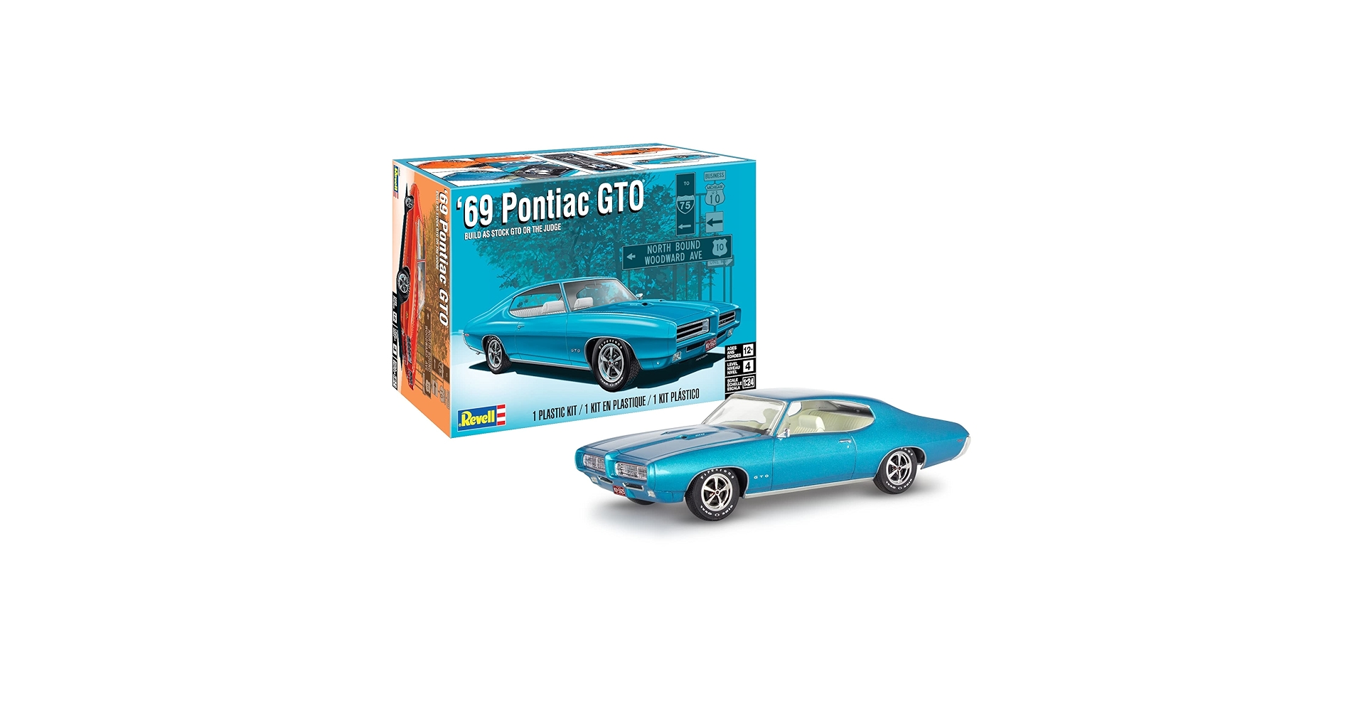 Amazon.com: Revell 14530 1969 Pontiac GTO Judge 1:24 Scale