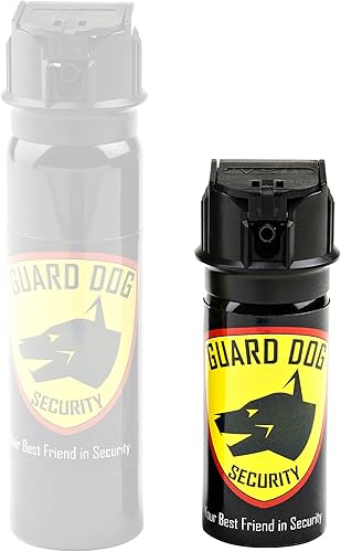 Miniatura 4 de Guard Dog Security Fogger - Spray de pimienta de 2 oz con tinte UV - Fuerza policial con diseño de tapa abatible - 25 ráfagas