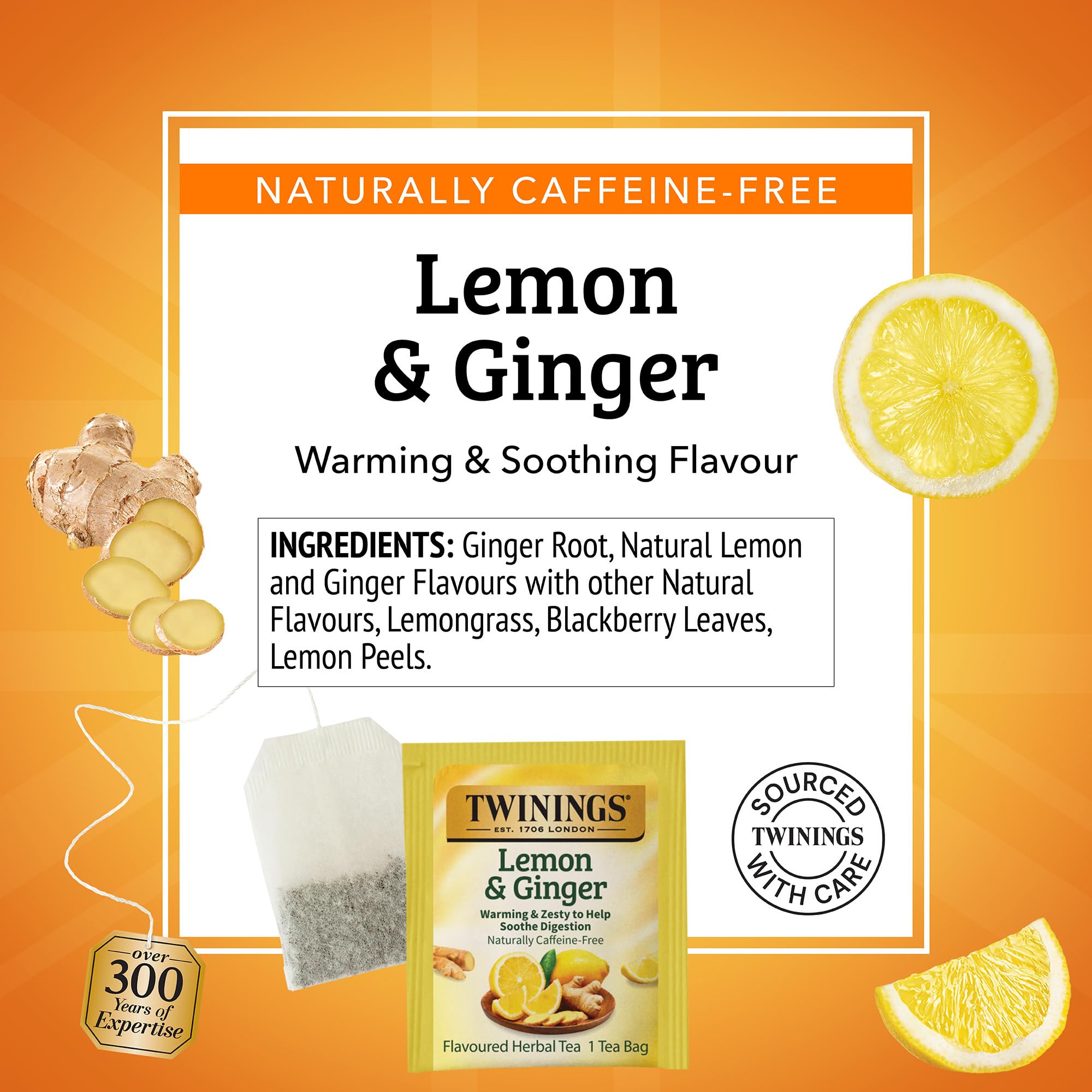 Amazon.com : Twinings Lemon & Ginger Herbal Tea Individually