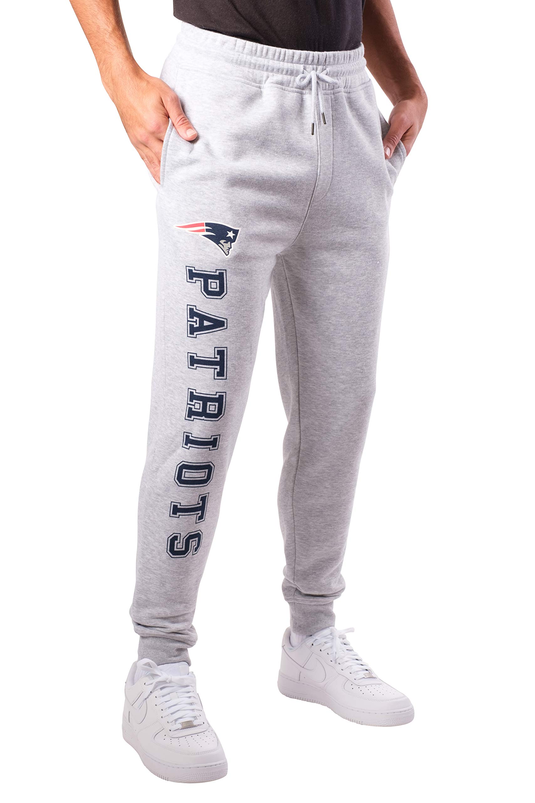 Ultra GameMen's Snow NFL Active Basic Fleece Jogger Pants