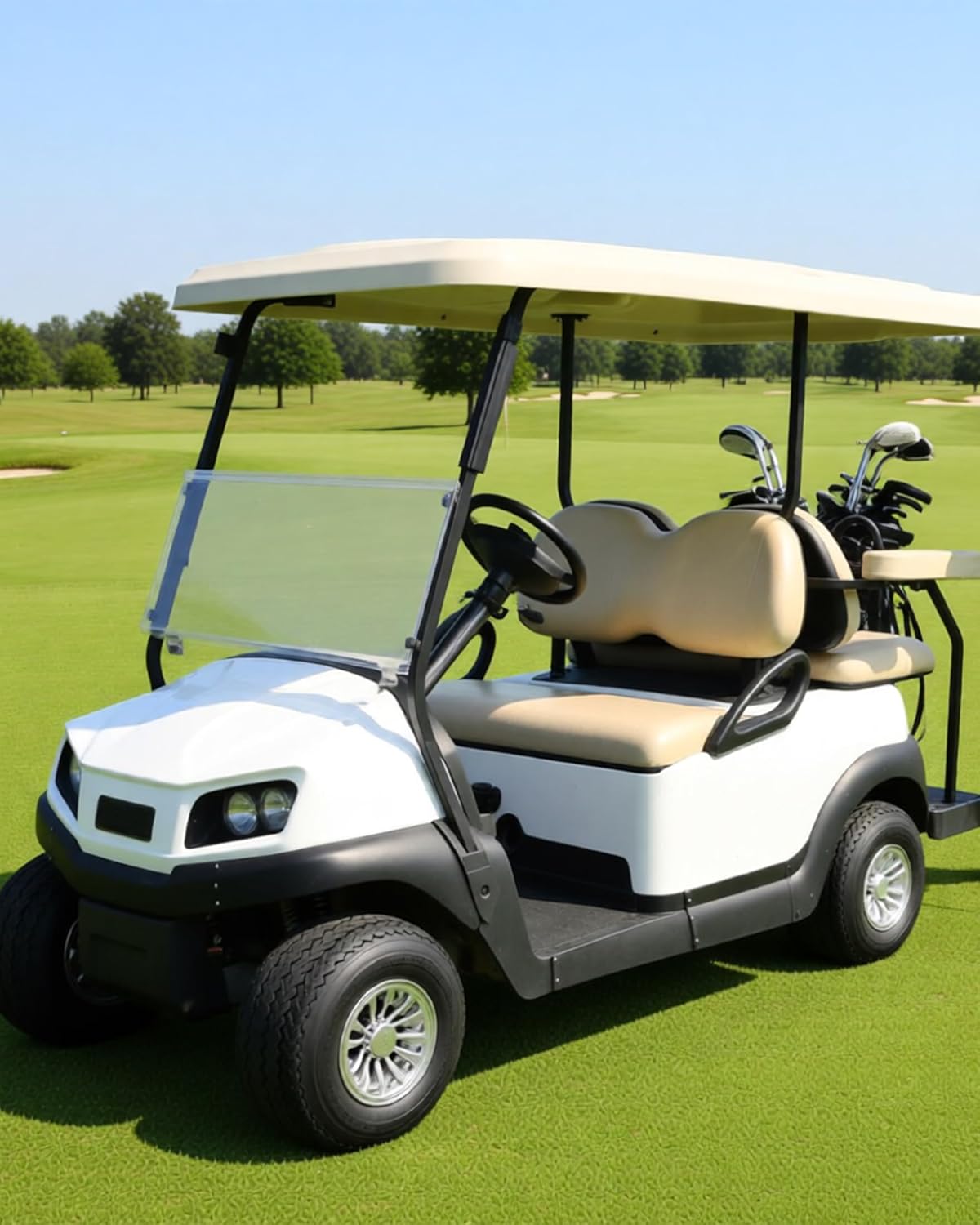 Floormat Retainer Side Panel for Club Car, Left & Right Floor Mat Rocker Protector Panel Set for Club Car Tempo, Onward, Precedent 2017+ Golf Carts Accessories, Replace #105314001, 105314101