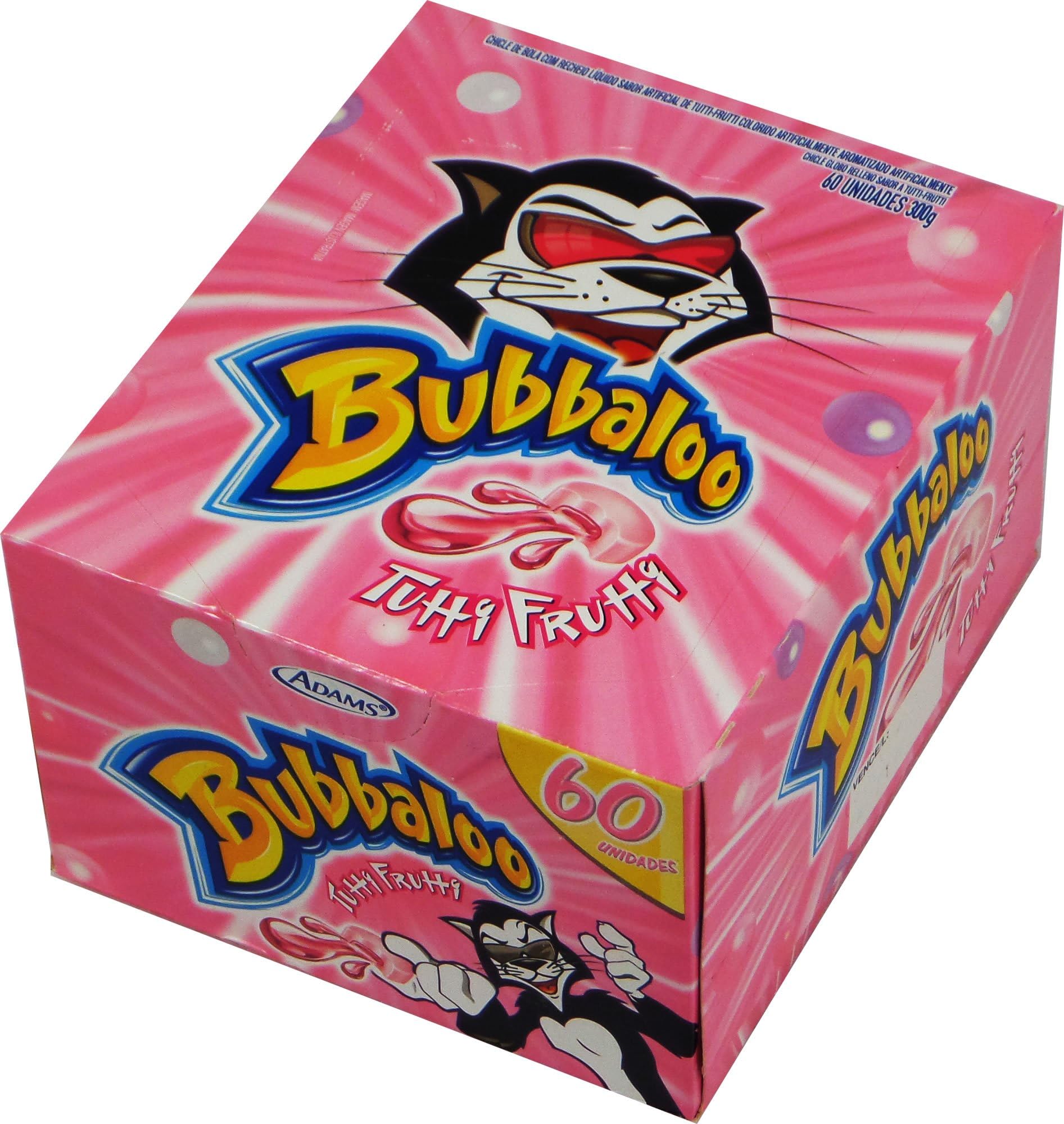 Bubbaloo Original Bubble Gum 60 Piece Box