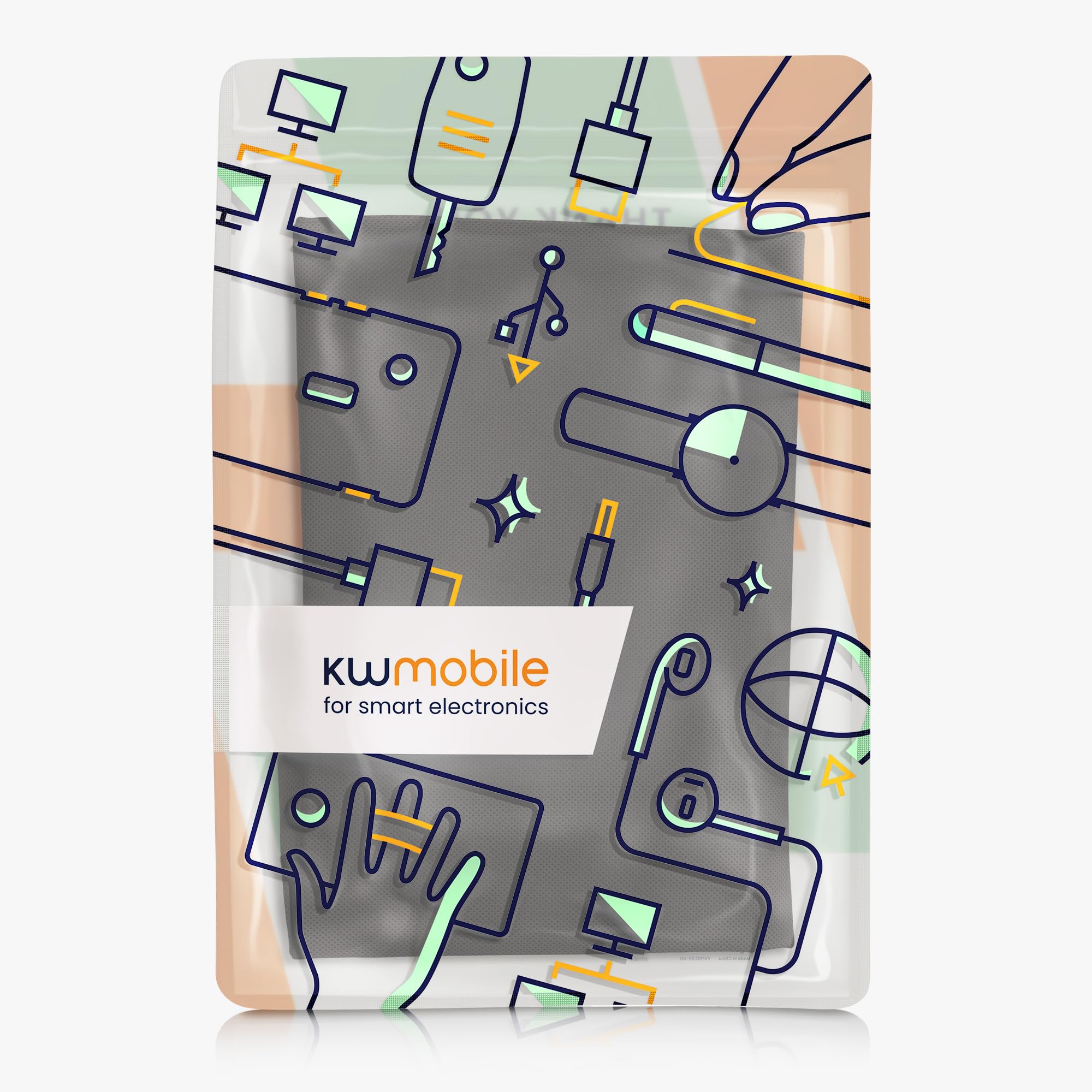 kwmobile Housse Compatible HP OfficeJet 8015e 8122e Protection Imprimante Gris Foncé