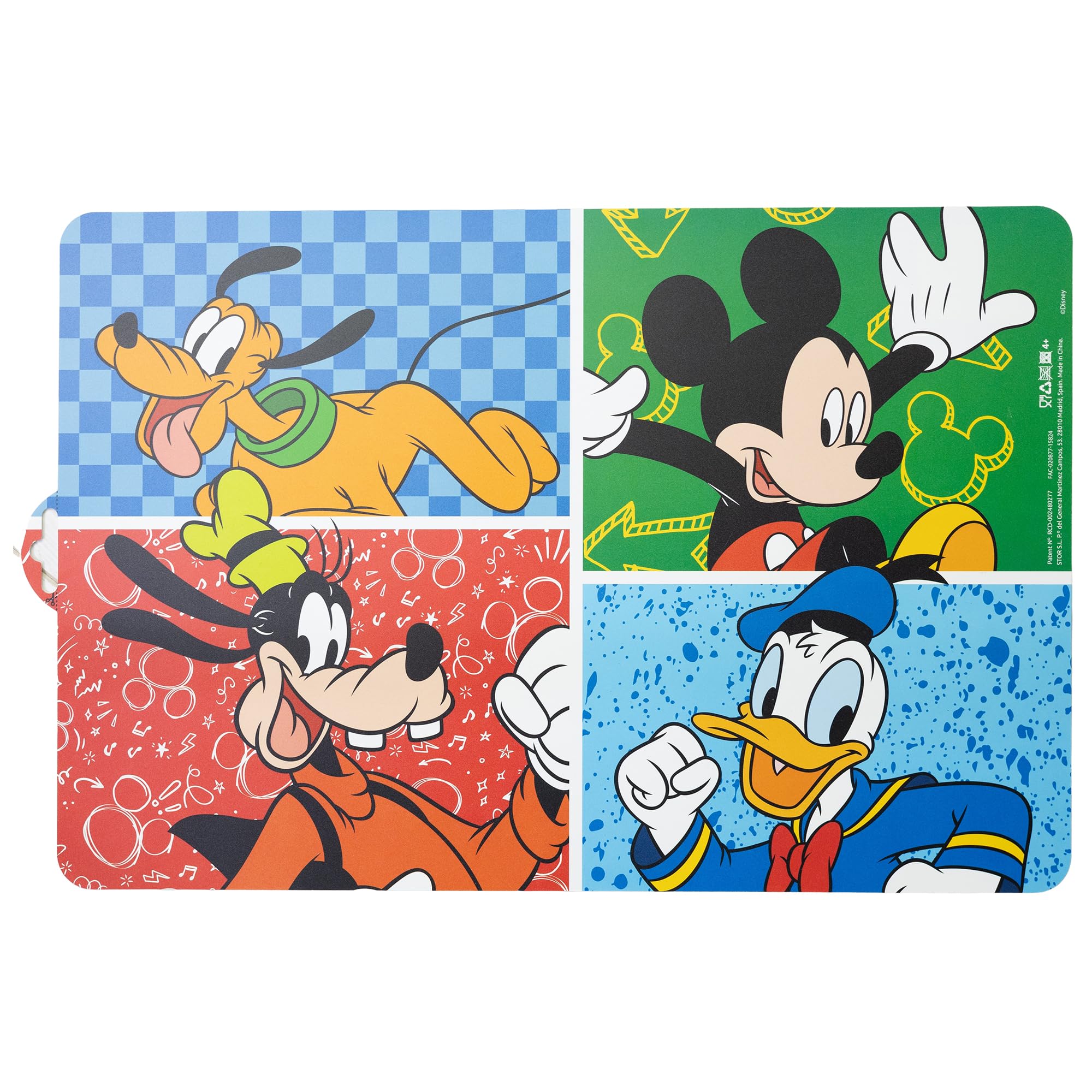Stor Multicolor Mickey Placemat