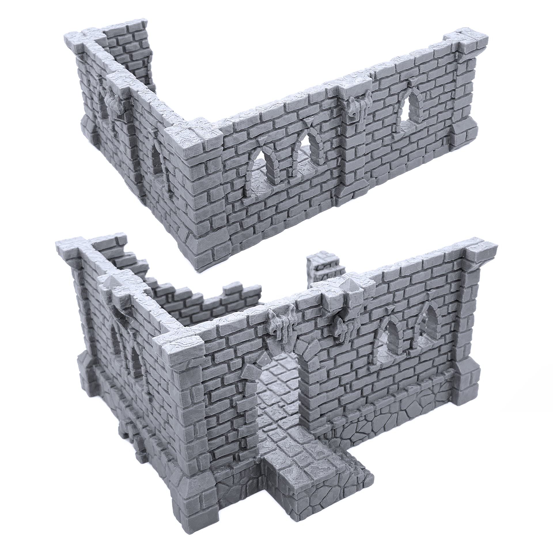 Ulvheim Ruins by Terrain4Print (Set A), 3D Printed Tabletop RPG Scenery and Wargame Terrain for 28mm Miniatures