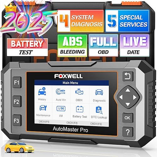 2026 FOXWELL NT614 Elite OBD2 Scanner with 5 Resets ABS