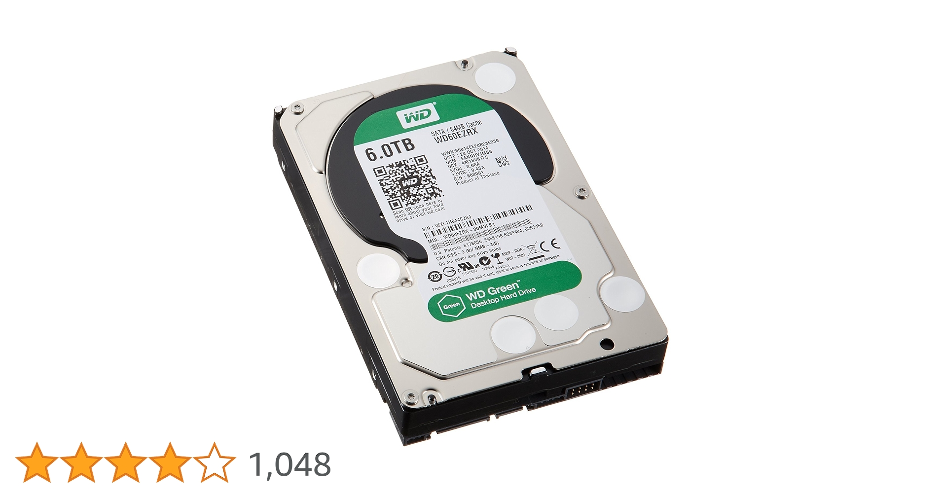 中古動作品 WD Blue 3.5 SATA HDD 6T 1-8 Yahoo!オークション -「wd blue 6tb」の落札相場・落札価格