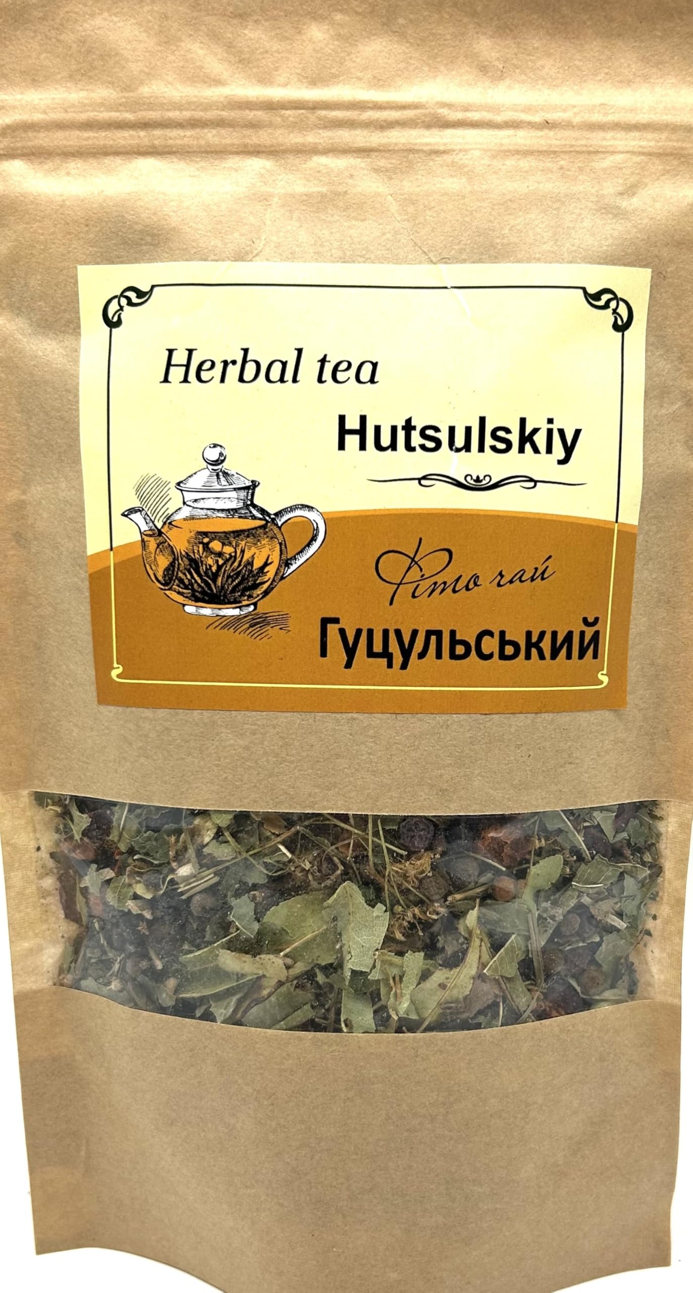 Galicja Herbal Natural Tea Hutsulskyi Loose 100 gr / 3.53 OZ Product of Ukrainian Carpathians (1 Pack)