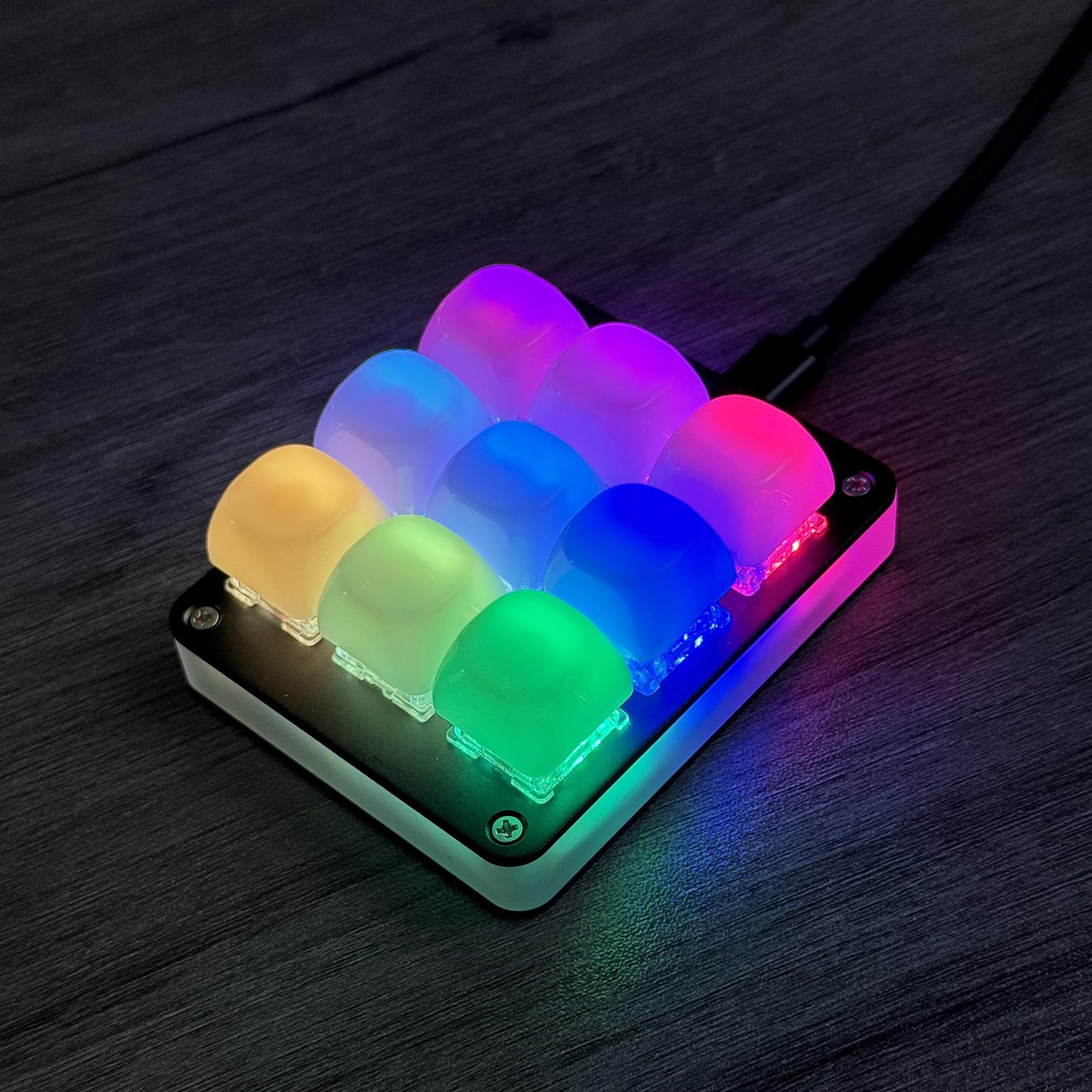Amazon.com: YMDK 9 Key CNC Aluminum QMK VIA Hotswap RGB Support