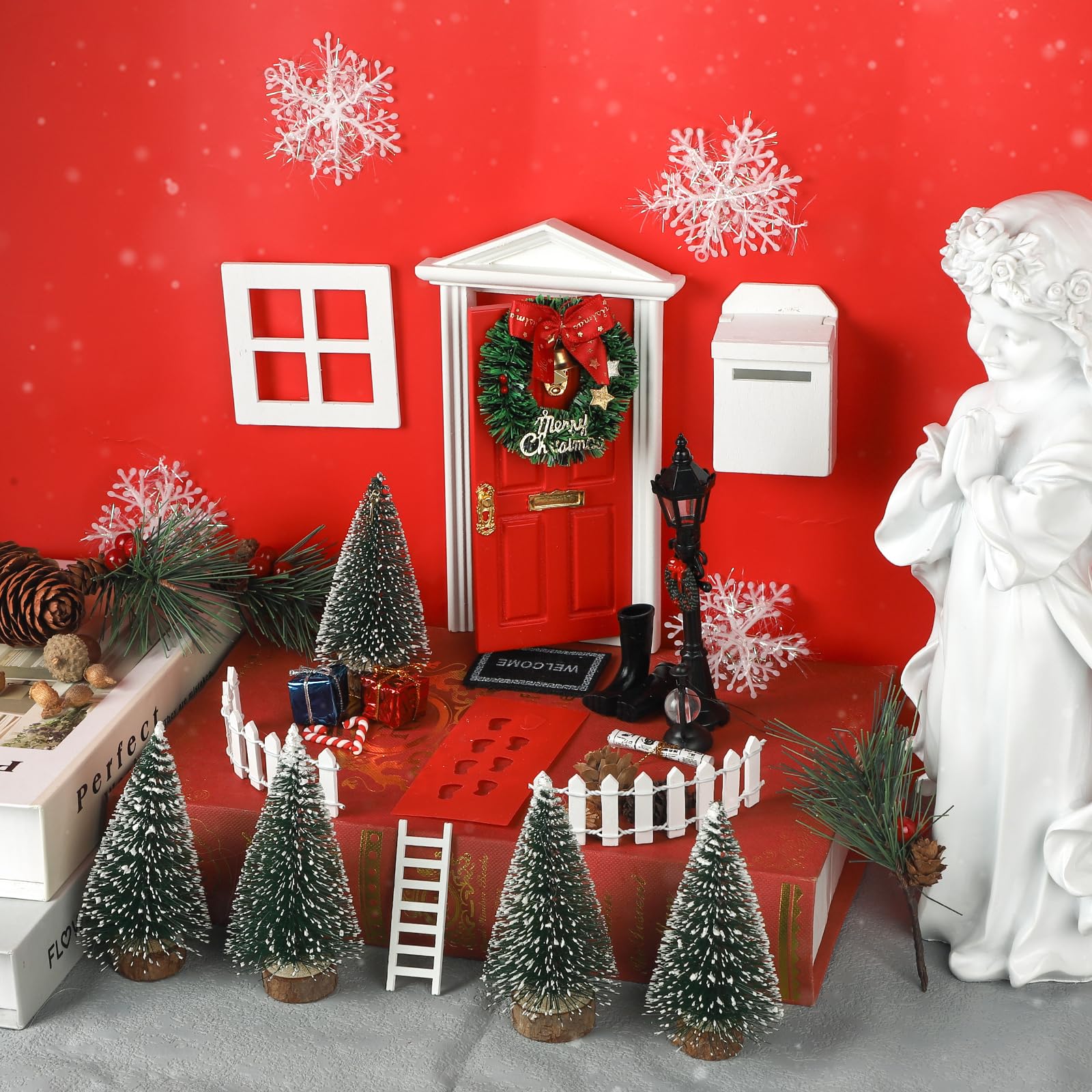 Slitta Per Bambole: Giocattolo Natalizio Da 12 Pollici, Sciarpa Lavorata A Maglia - Italia - Foto 10