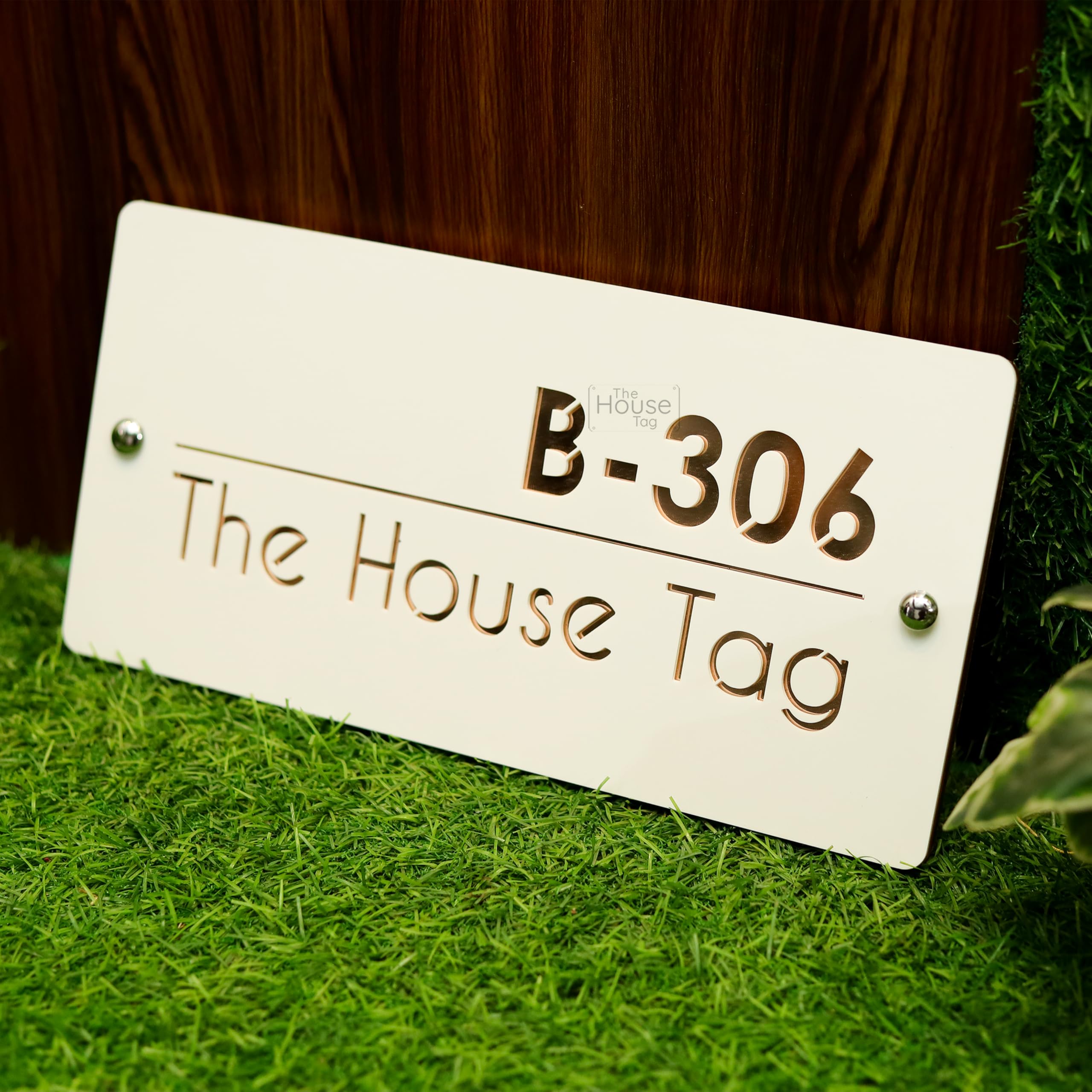 Name Plates for Home Entrance Outdoor | Water Weather Proof Matt Black Acrylic 30x15cm 3D Letters- Golden Letters, Ideal for Home, Office and Outdoor Entrances — Amazon image 13
