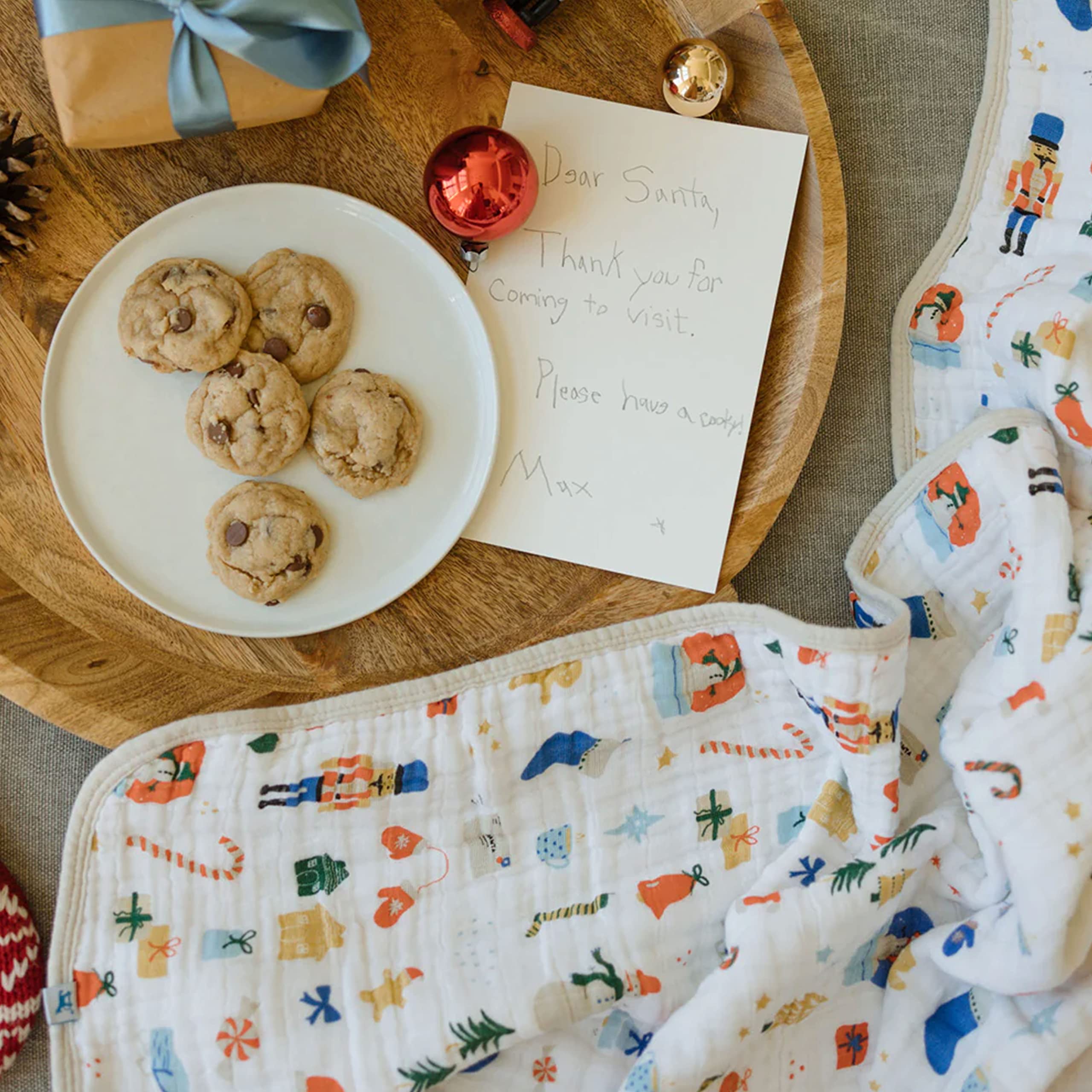 Haus & Home Ensemble De 4 Servettes De Ban En Rayonne De Bambou Et