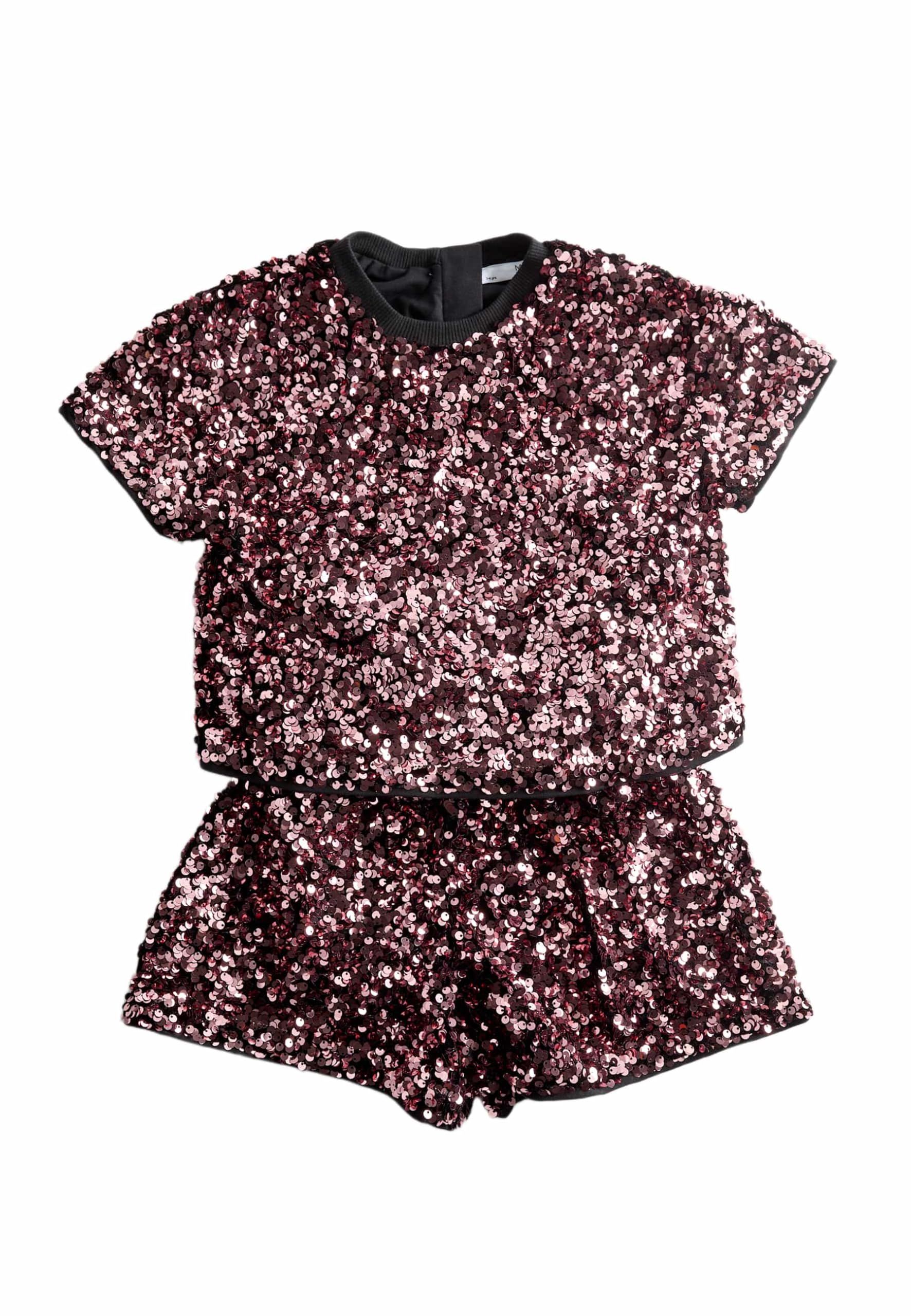 Marks & Spencer Ensemble 2 Pièces à Sequins Fille, Coupe Standard