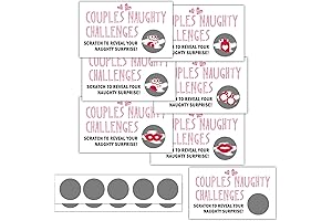 Couples Scratch Off Poster: Hot and Sexy Naughty Challenge