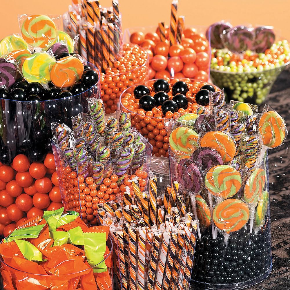 6 Pcs Serving Candy Bowls And 2 Pcs Ice Bucket With 2 Tongs For