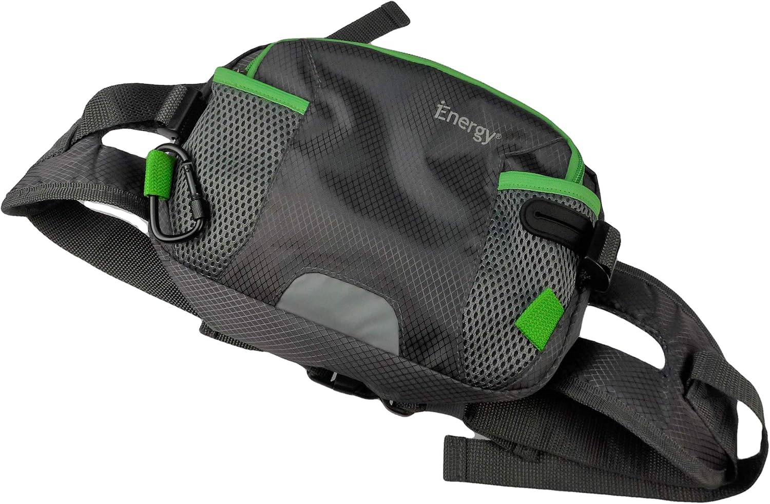 iEnergy™ PAT Waist Belt for Dog Owners - Hands-Free Dog Walking Fanny Pack with Treat Pouch - Durable Dog Training Bag for Hiking & Running - Dog Walking Belt with Accessories (Green)