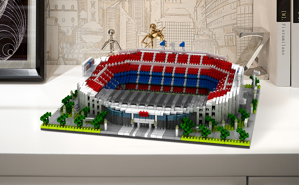 Amazon.com: CAXIMSY Barcelona Style Soccer Stadium Micro Mini