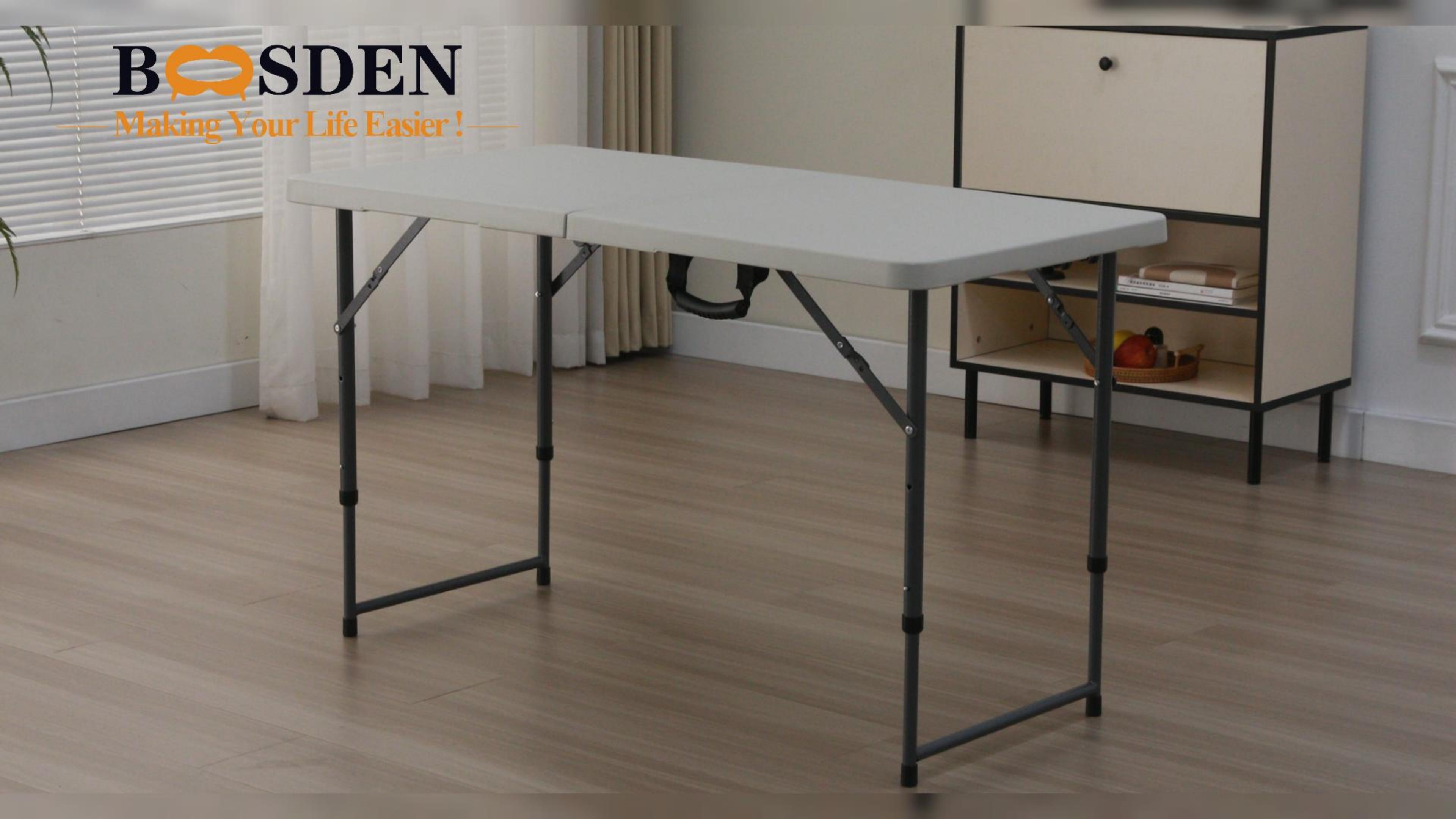 【サイズ:122x60cm】BOOSDEN 折りたたみテーブル 122x60x5 Amazon｜BOOSDEN 折りたたみテーブル 122x60x56.5/73cm 二段階高
