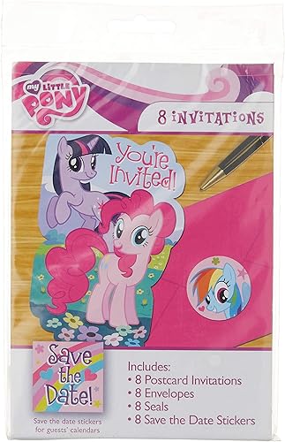 Miniatura 2 de My Little Pony invitaciones (8 Pack)