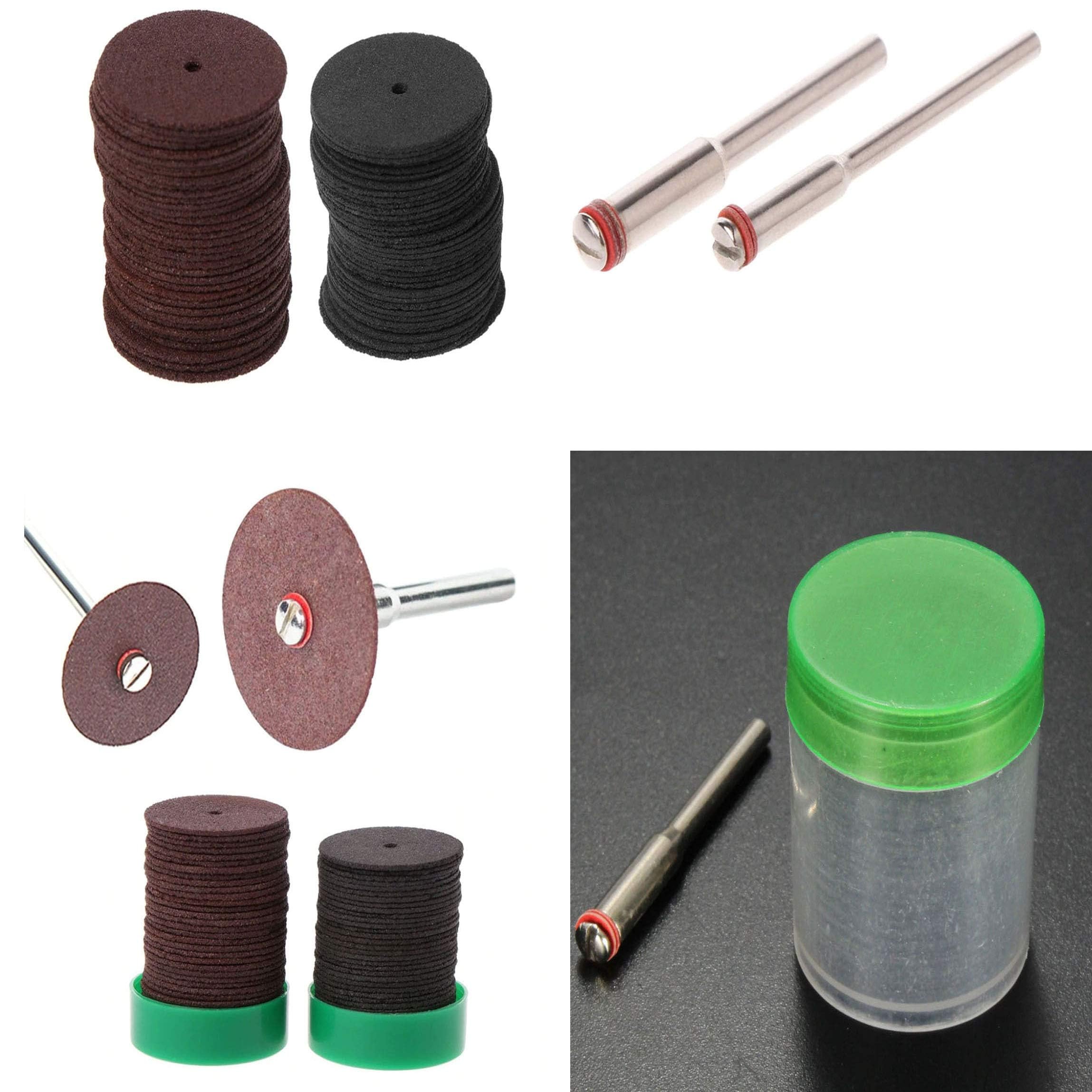 DIY Crafts Pack Of 60 Pcs 30+30, Multi, 2 Pcs Mandrel/Connecting Shank, 24mm Combo Kit Abrasive, Cutting Discs Reinforced Cut Off Grindin(Pack Of 60 Pcs 30+30, Multi, 2 Pcs Mandrel/Connecting Shank)-image-42