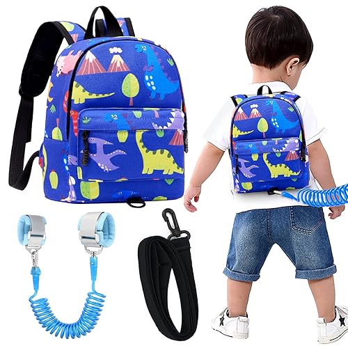 Accmor Correa de mochila para niños pequeños con eslabón de muñeca antipérdida, lindos arneses para caminar para niños pequeños que mantienen a los
