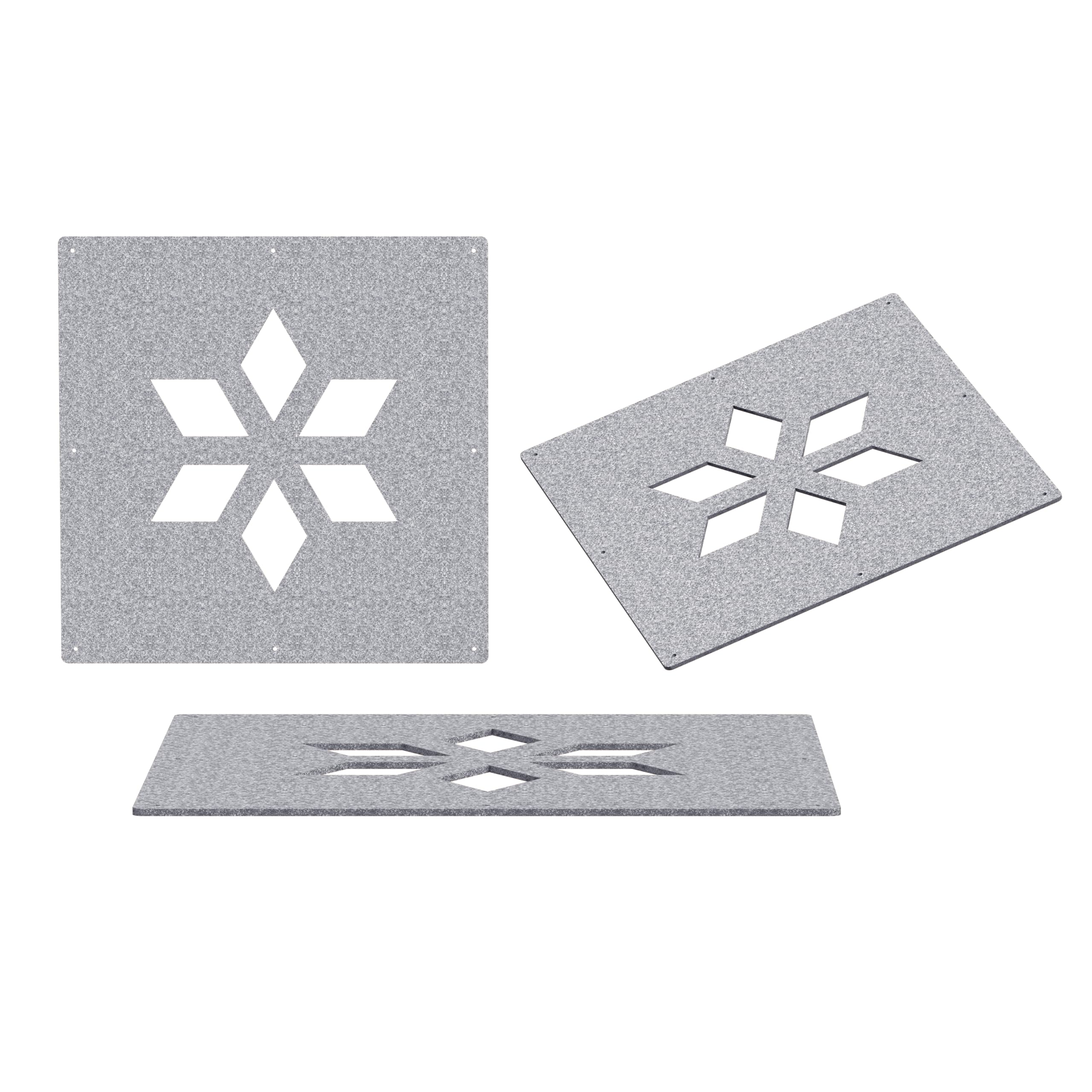 Light Gray Room Divider Panels - 12 Pack -3