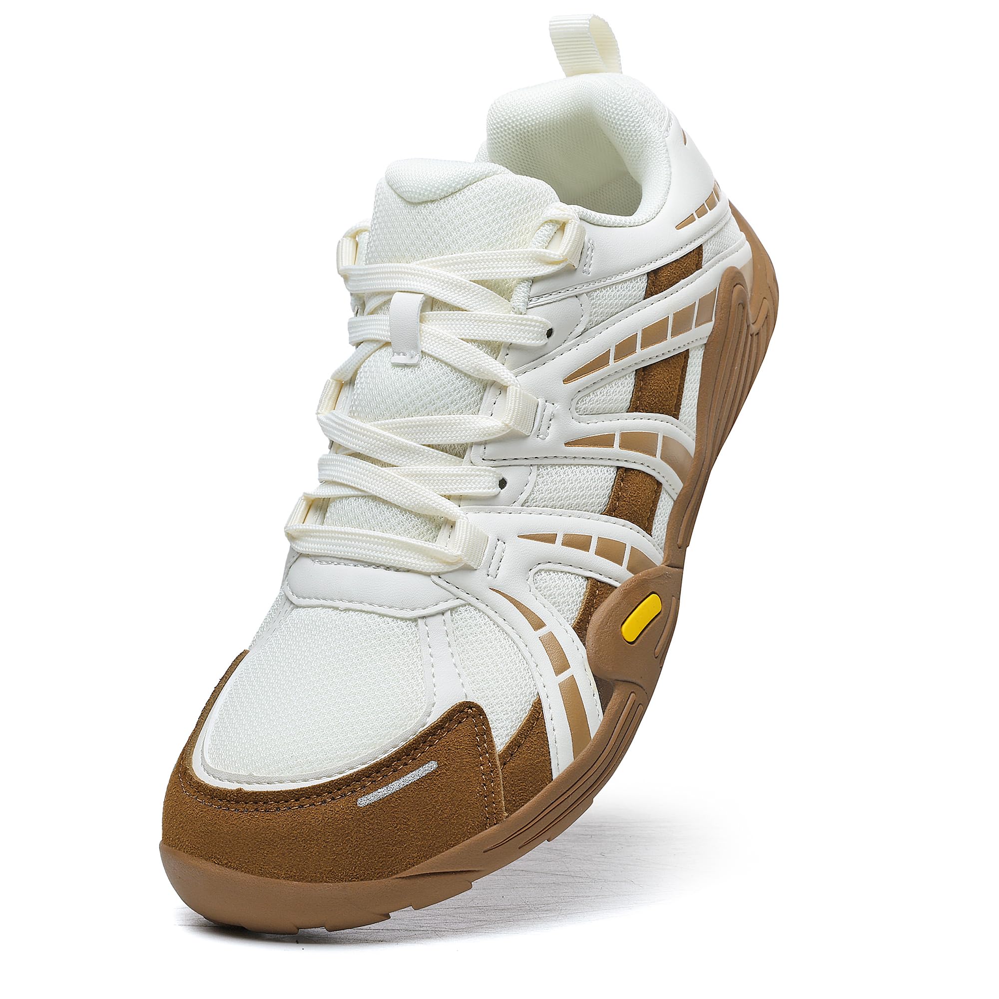 Meik Mangni Herren Barfußschuhe Zero-Drop Traillaufschuhe | Atmungsaktiv Laufschuhe,Weit Wanderschuhe,Leicht Fitnessschuhe,Rutschfest Sneaker,Breite Schuhe
