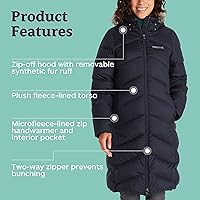 Vista 5 de MARMOT Abrigo acolchado de plumón largo Montreaux para mujer