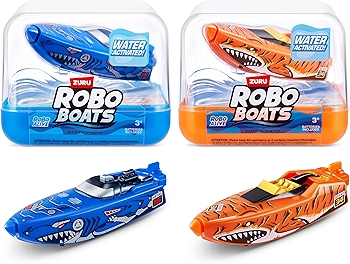 ZURU ROBO ALIVE 机器人船系列 2PK（虎鲨+机器人鲨）