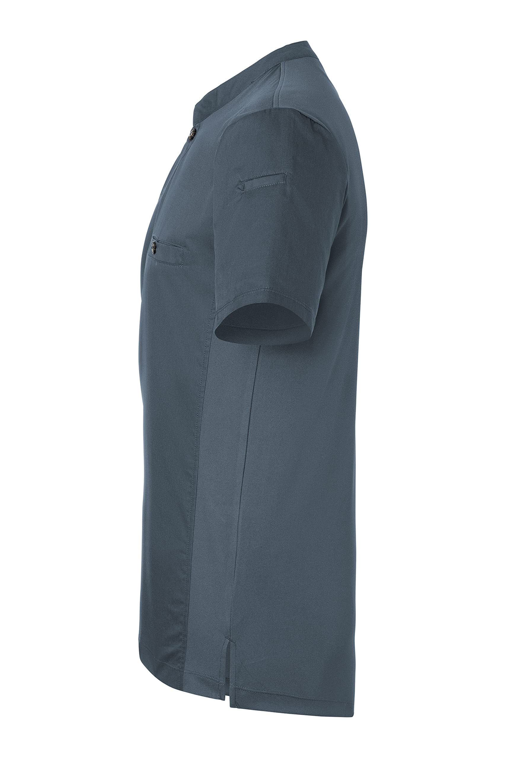 Karlowsky TM 5 PASSION Kurzarm Arbeitsshirt Performance, Vorderseite 60% Baumwolle/40% Polyester, Rückseite 100% Polyester, Anthrazit, Größe L