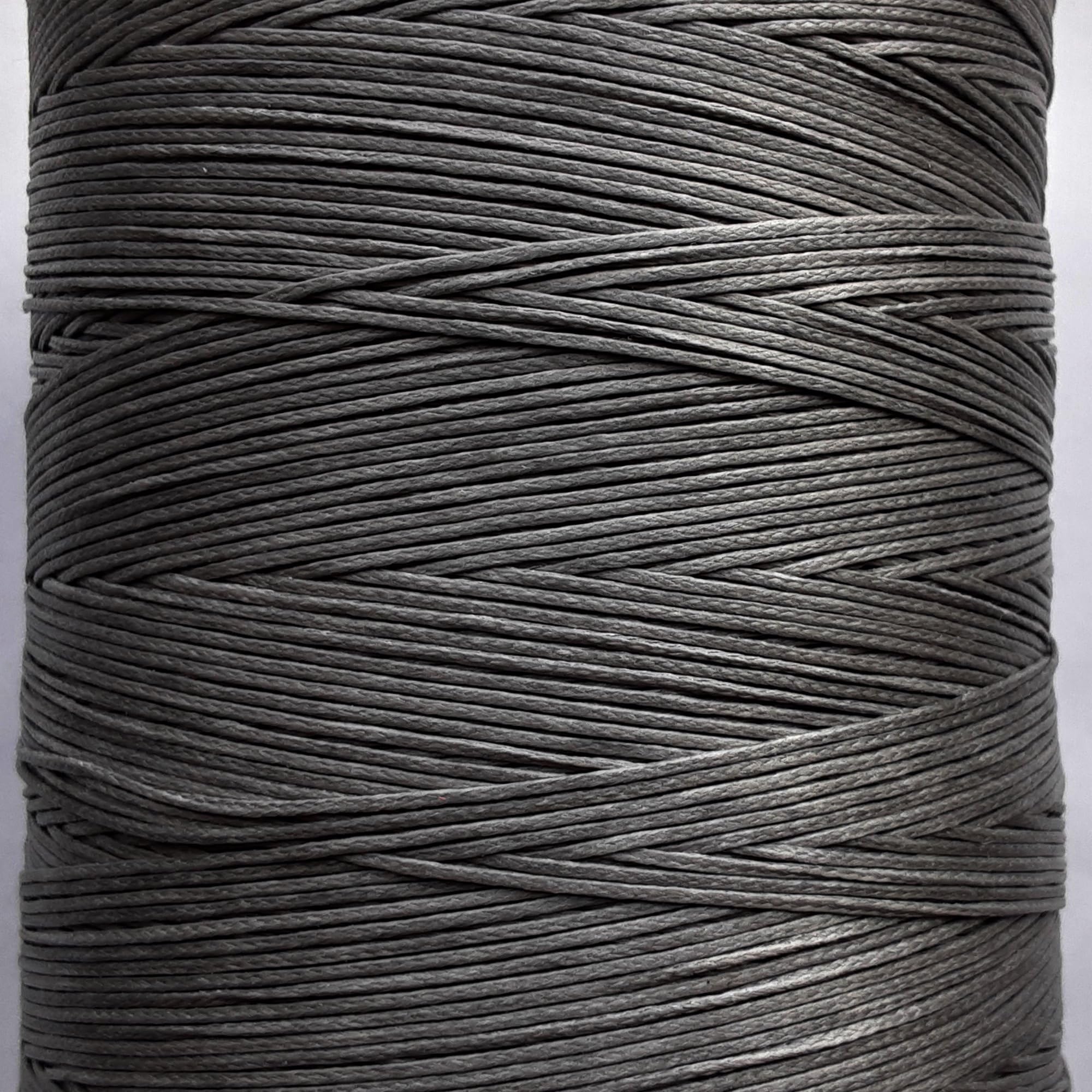50m Waxed Nylon Cord 1mm for Craft Art Jewellery Bracelet making, Strong & Durable (GRAPHITE GREY)