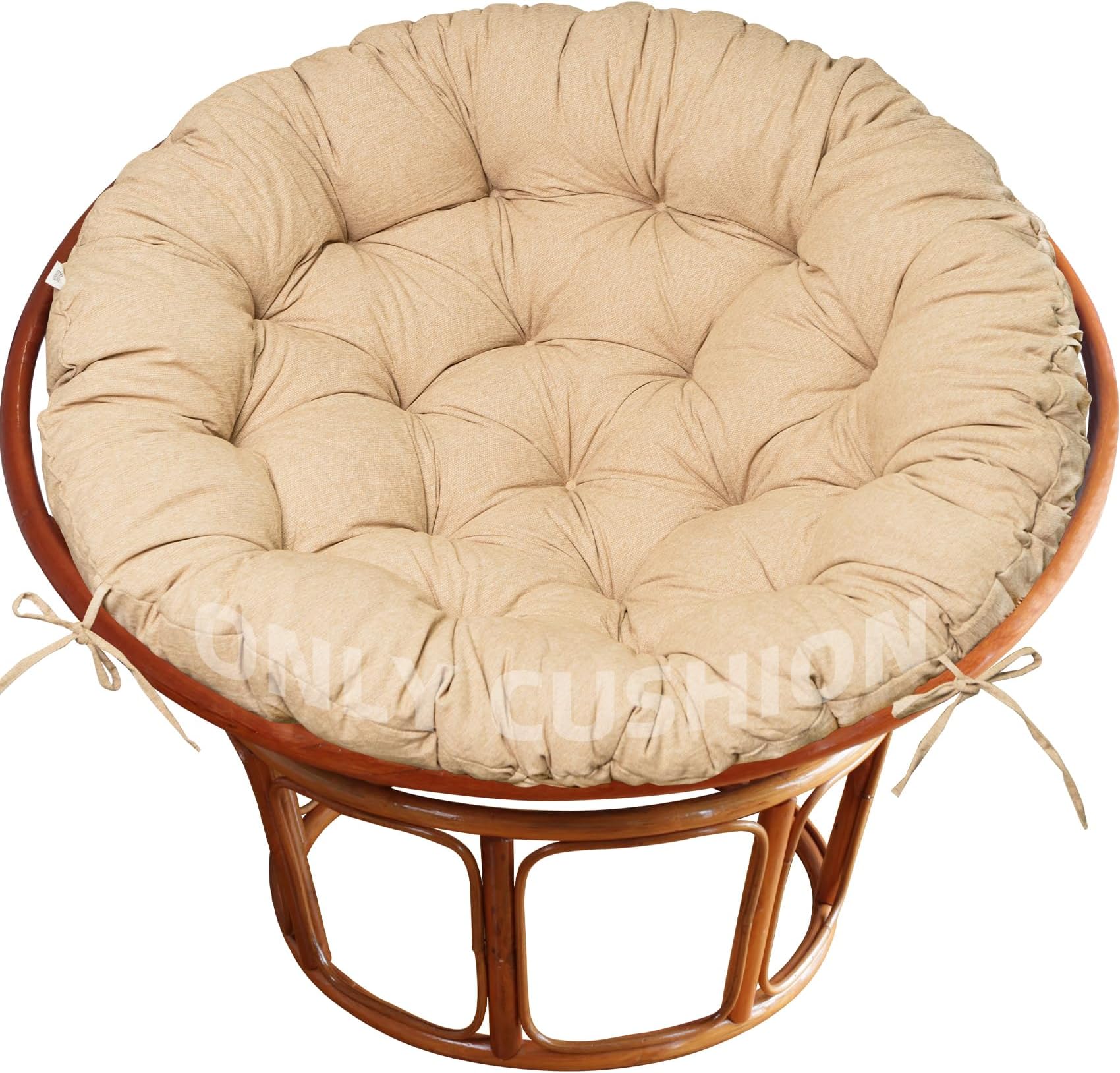 mudilun Papasan Chair Cushion Only,Indoor/Outdoor 44 Inch
