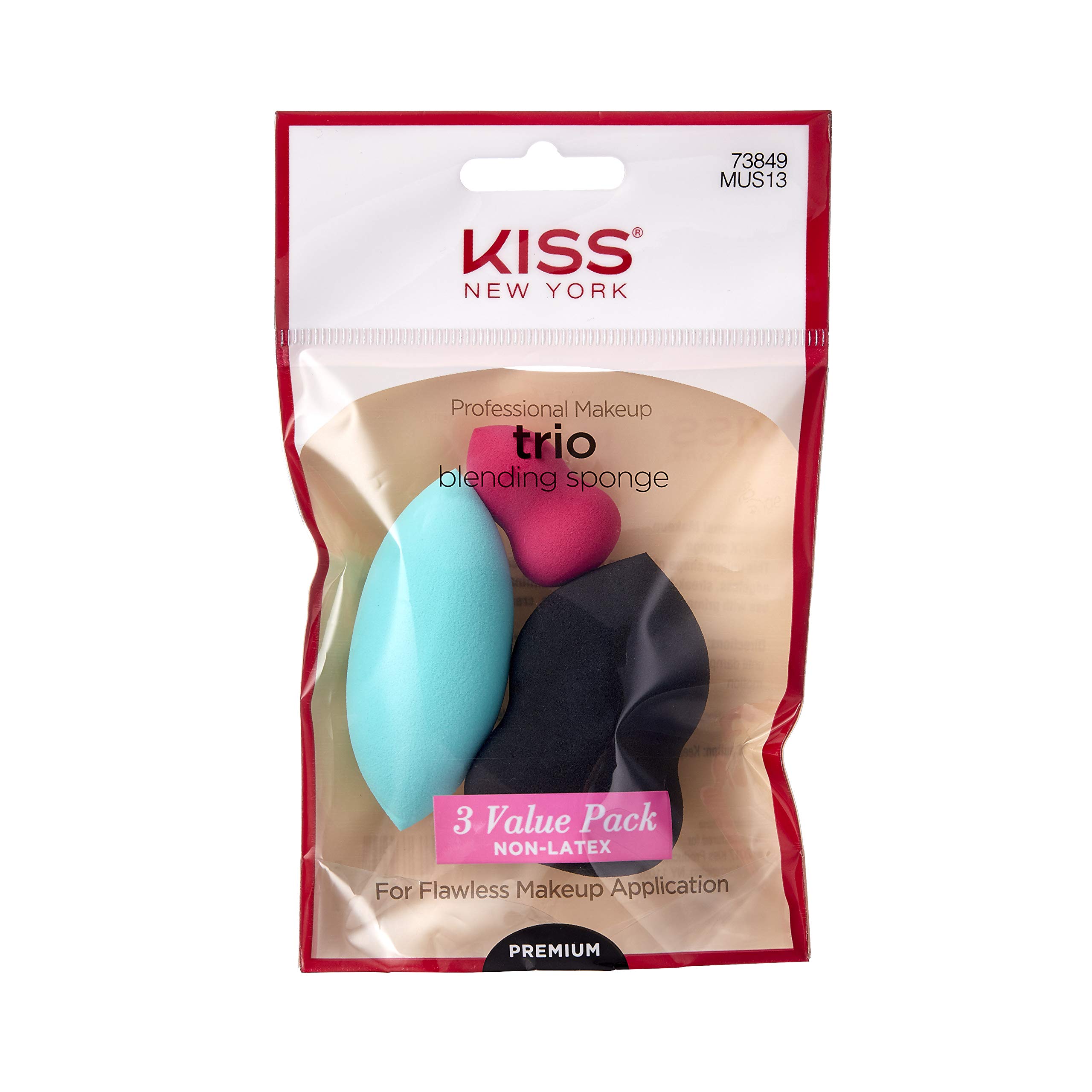 KISSProfessional Make Up Sponge Trio, MUS13