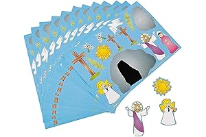 Sunday School Religious Education Fun for Kids: He Lives Easter Sticker Scene...